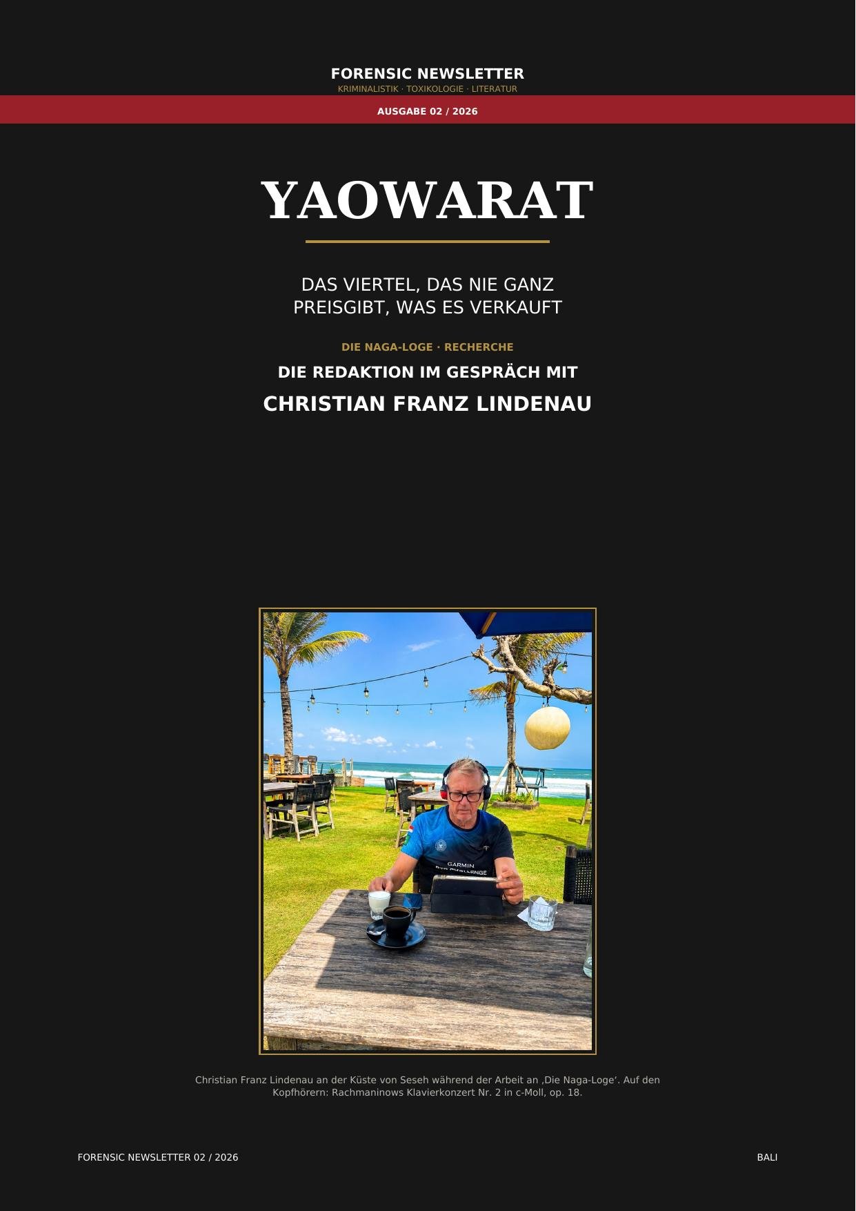 FORENSIC NEWSLETTER 02/2026 – Yaowarat